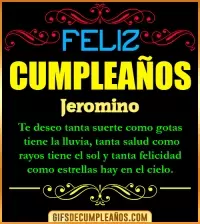 GIF Frases de Cumpleaños Jeromino